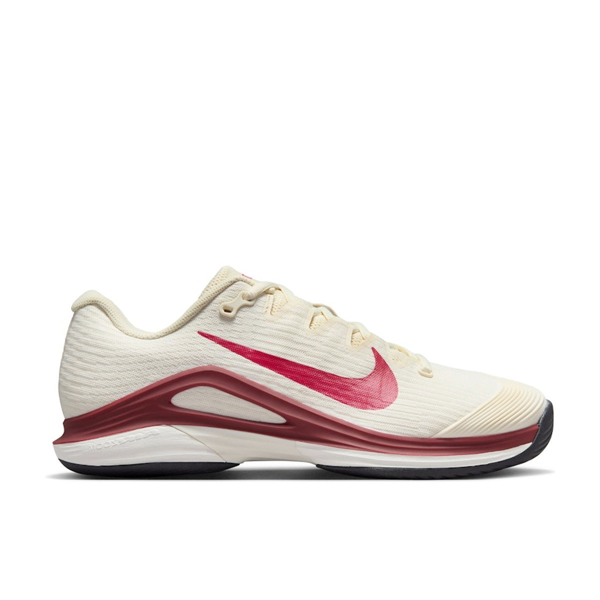 Nike Court Air Zoom Vapor 12 HC Pale Ivory Sail Team Red Rush Pink Womens