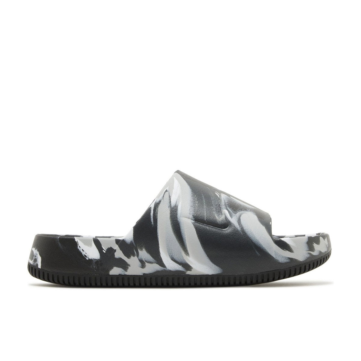 Nike Calm Slide Marble Black Grey
