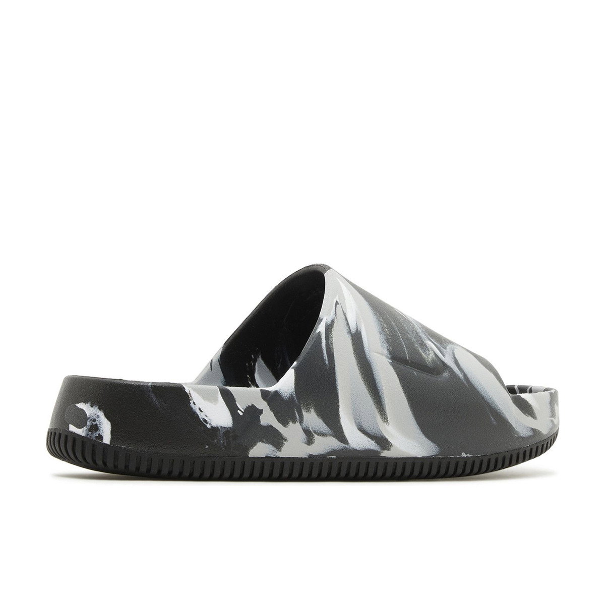 Nike Calm Slide Marble Black Grey