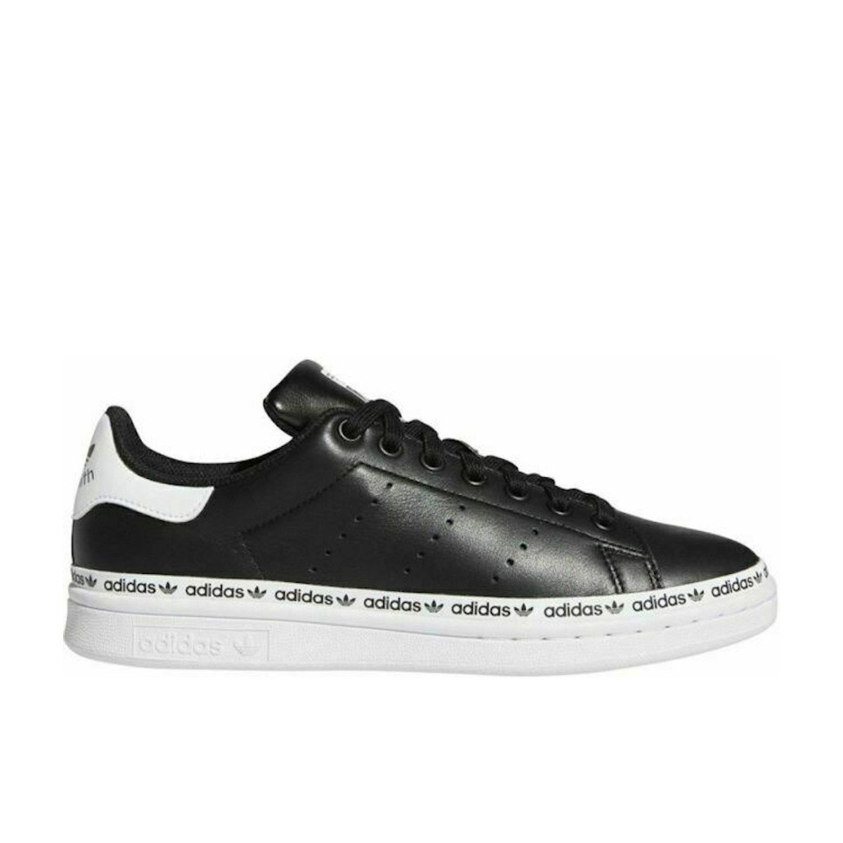 Adidas Stan Smith Logo Taping Black White Womens