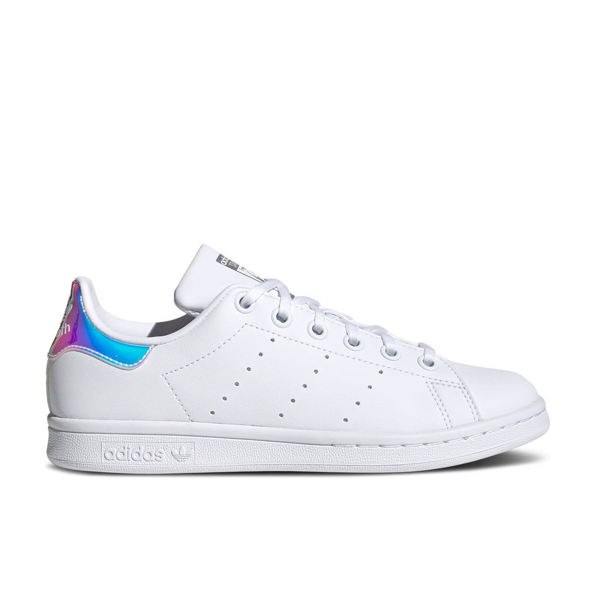 Adidas Stan Smith Cloud White Silver Metallic GS