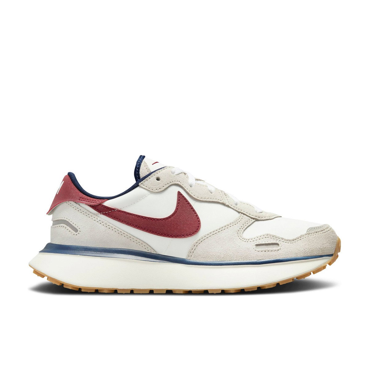 Nike Phoenix Waffle Light Bone Navy Team Red Womens