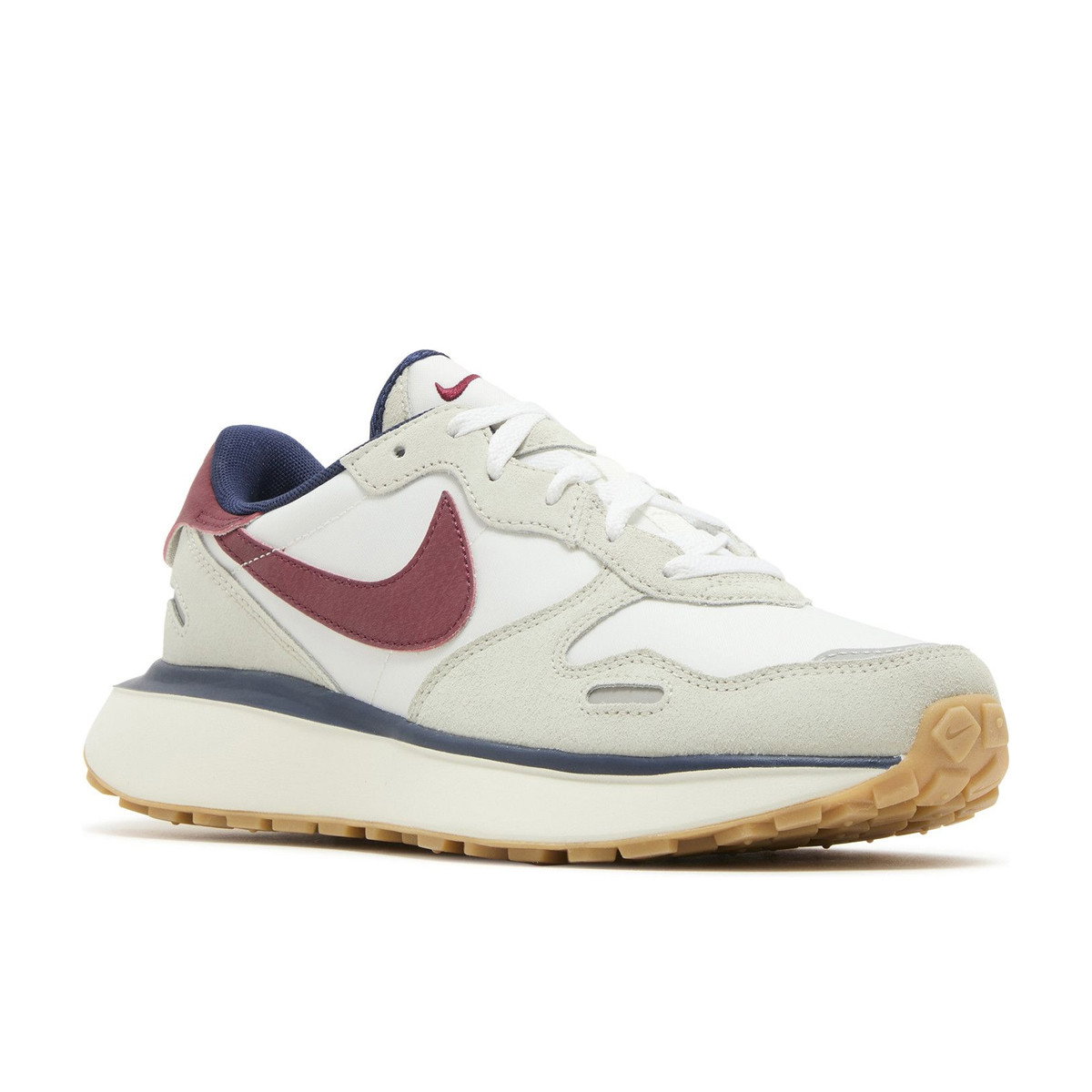 Nike Phoenix Waffle Light Bone Navy Team Red Womens