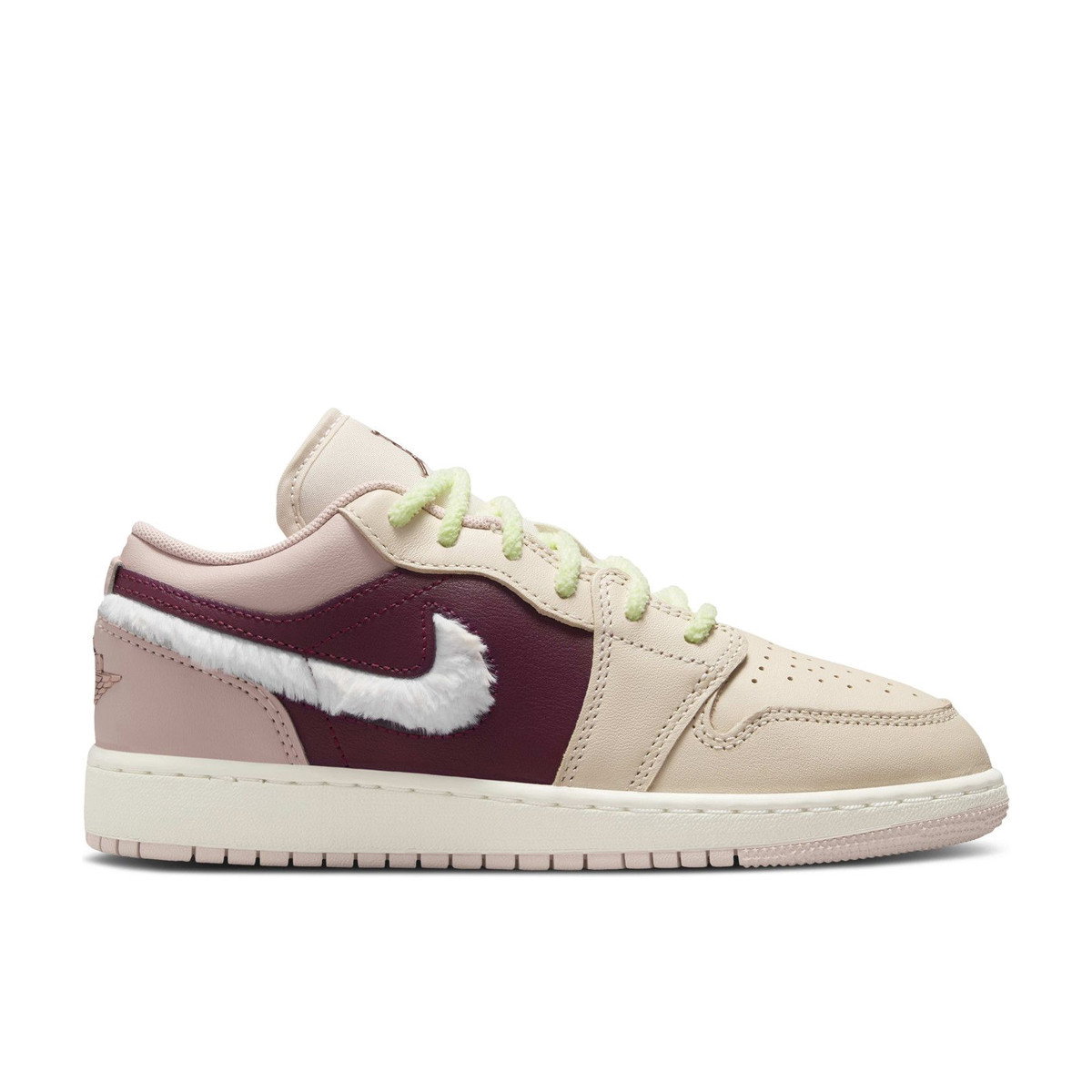 Air Jordan 1 Low SE Fur Swoosh GS