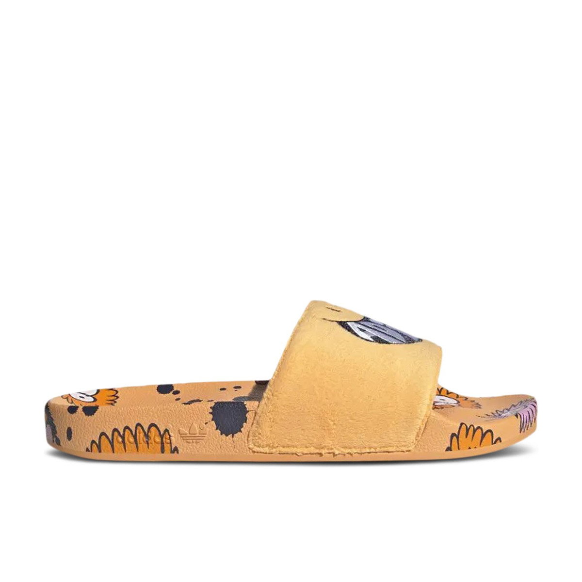 Adidas Adilette Slides Kevin Lyons Hazy Orange Cloud White Shadow Navy