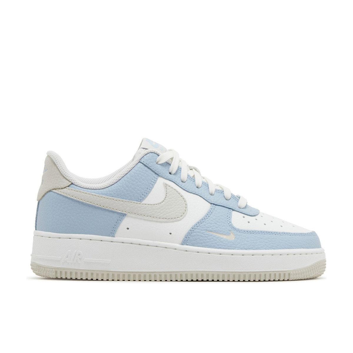 Nike Air Force 1 Low Light Armory Blue Mini Swoosh Womens