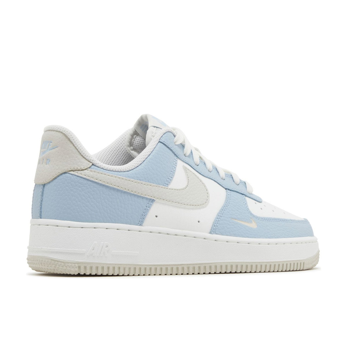 Nike Air Force 1 Low Light Armory Blue Mini Swoosh Womens