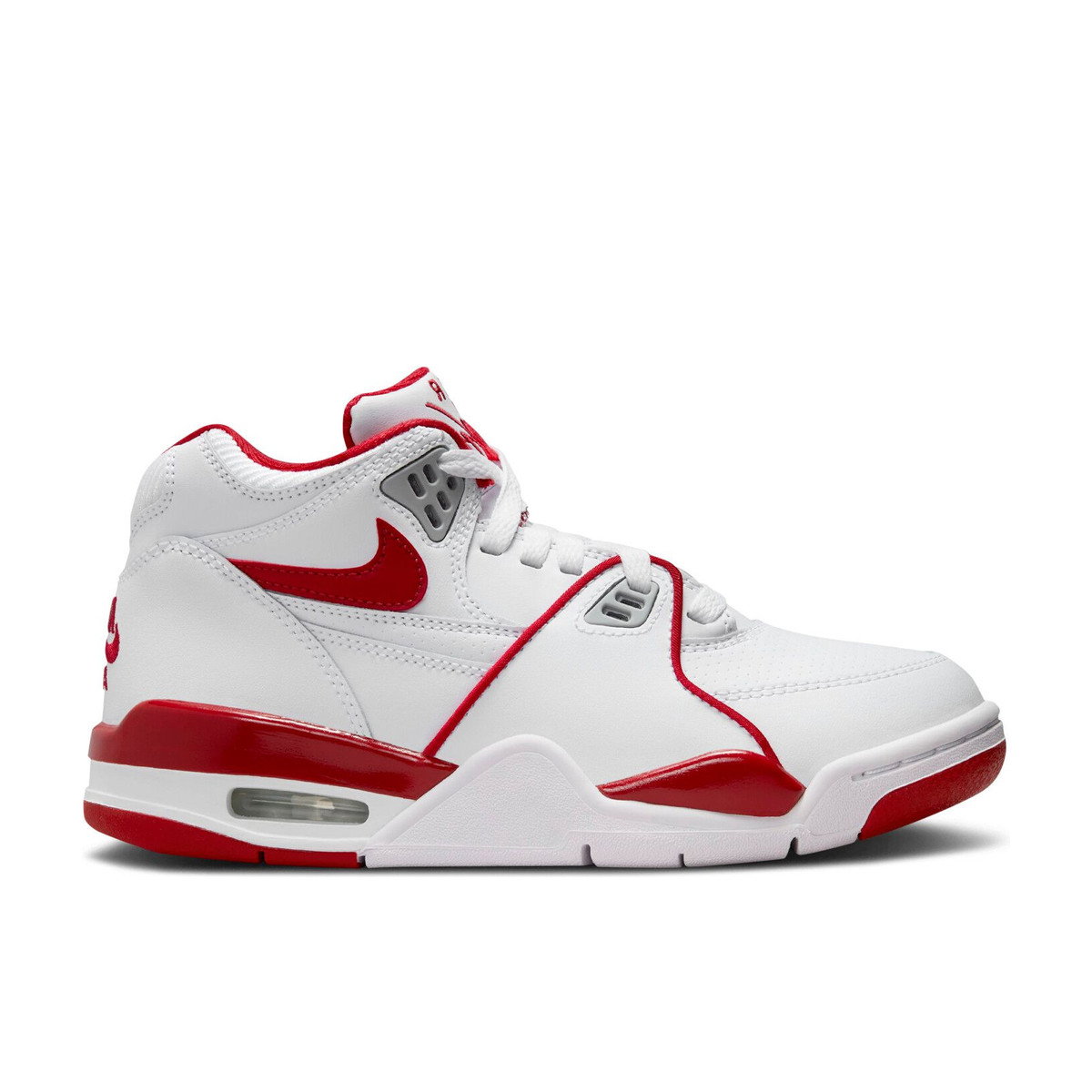 Nike Air Flight 89 White Wolf Grey Varsity Red GS