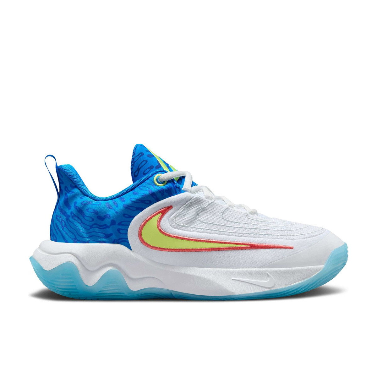 Nike Giannis Immortality 4 SE White Photo Blue Hyper Royal Light Lemon Twist GS