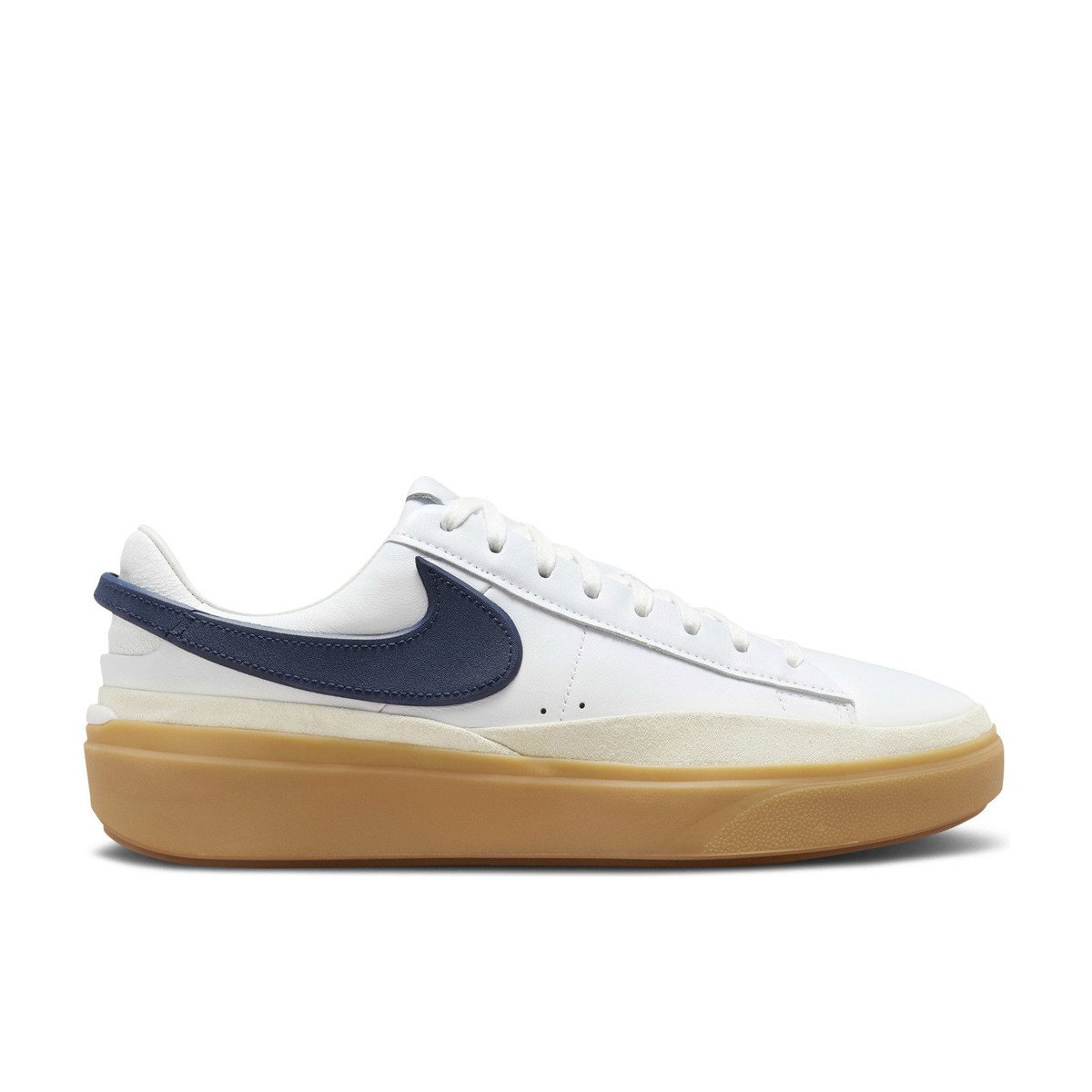 Nike Blazer Phantom Low White Summit White Gum Yellow Midnight Navy