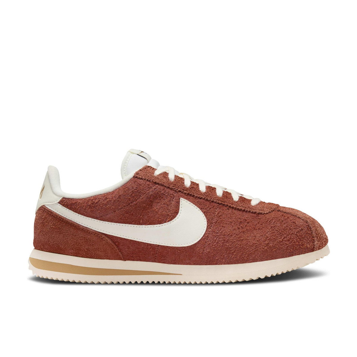 Nike Cortez SE Suede Dark Russet Flax Muslin Sail