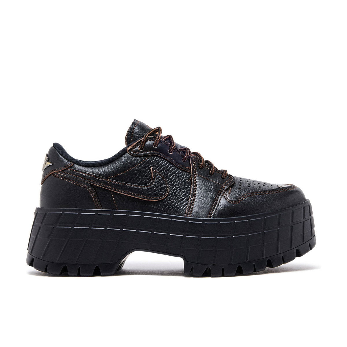 Air Jordan 1 Low Brooklyn Black Cacao Wow Womens