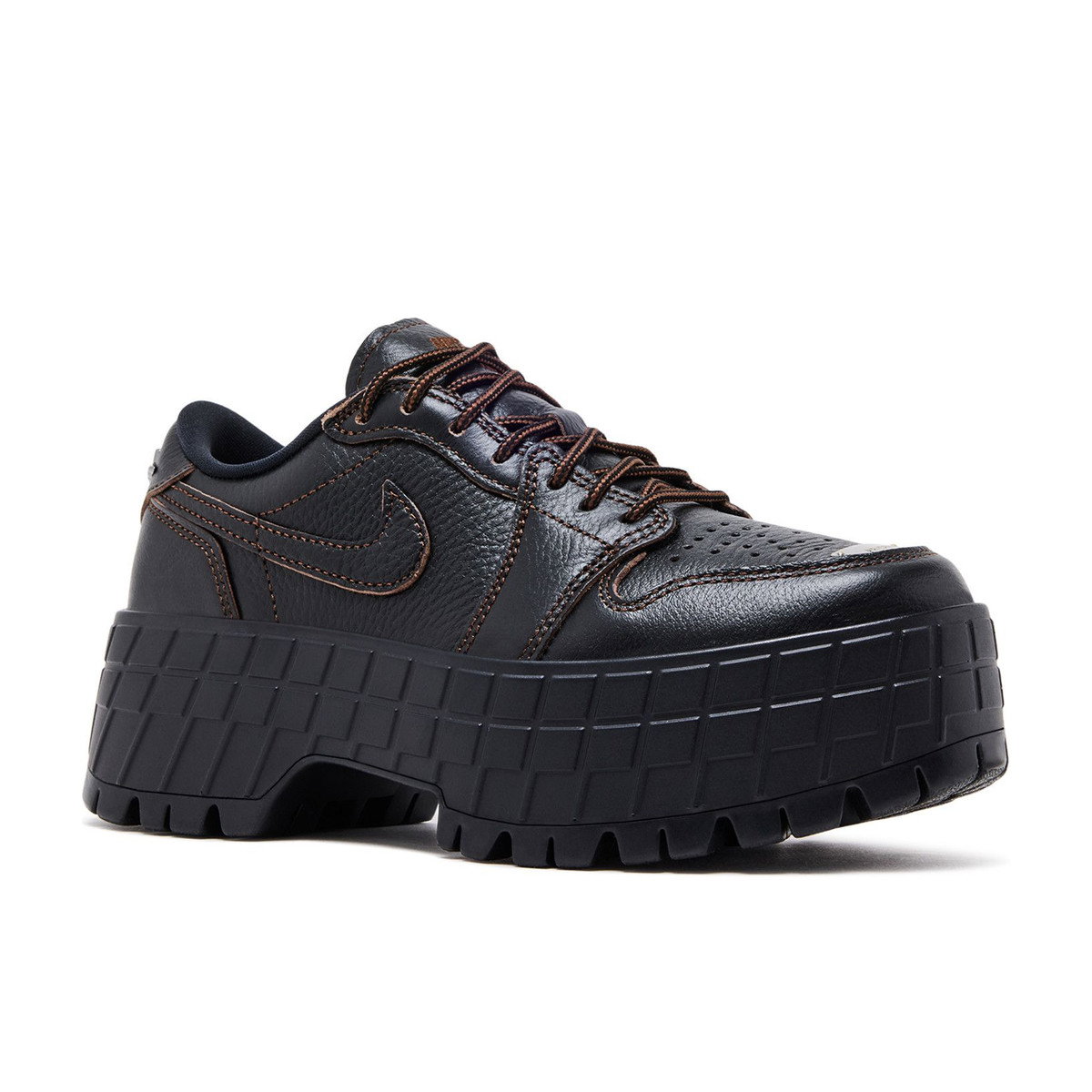 Air Jordan 1 Low Brooklyn Black Cacao Wow Womens