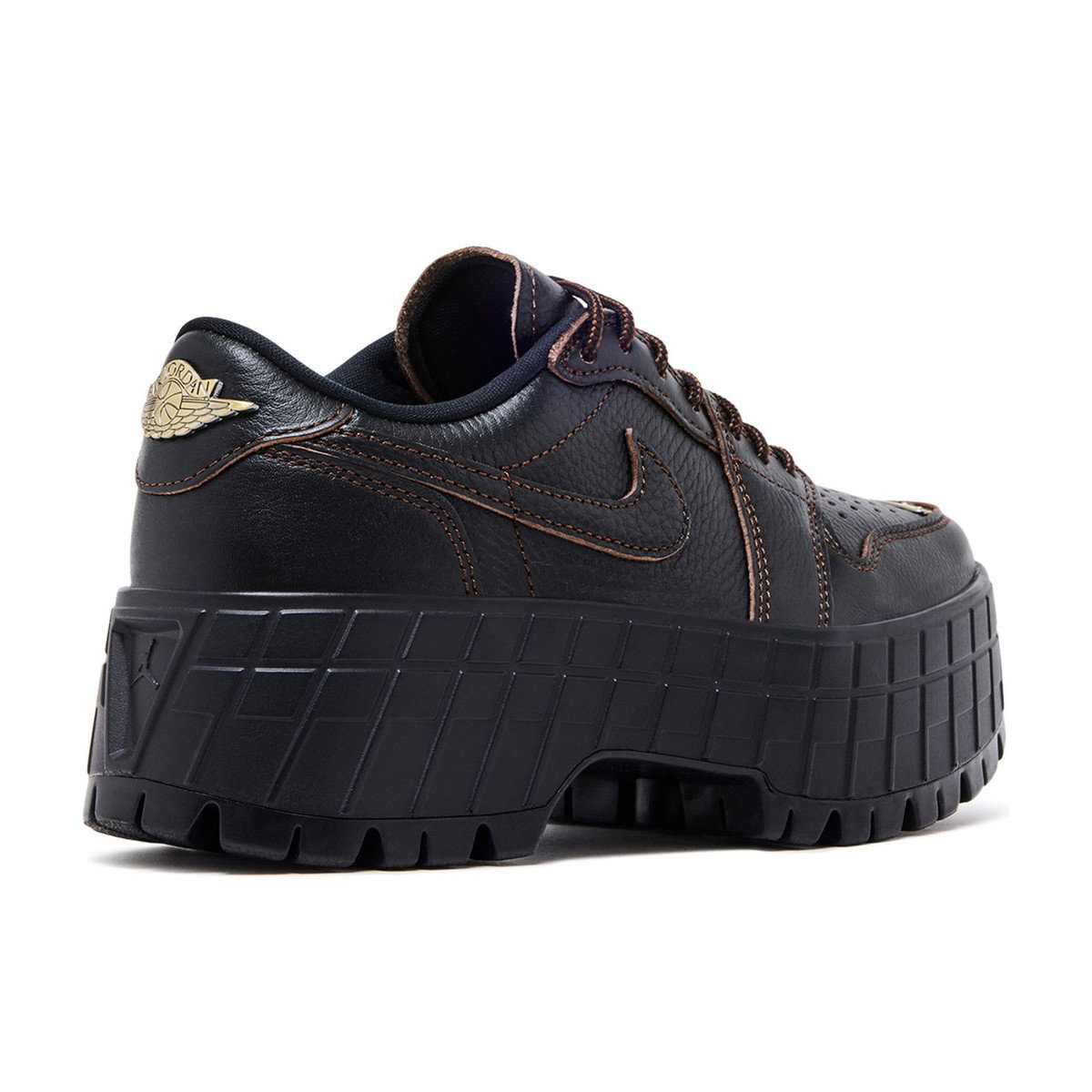 Air Jordan 1 Low Brooklyn Black Cacao Wow Womens | HF3184-002 | Laced