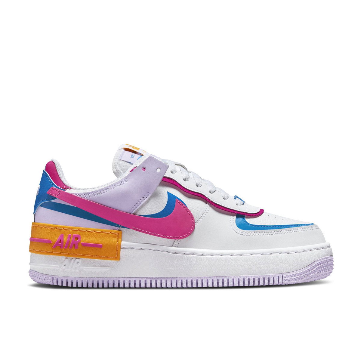 Nike Air Force 1 Shadow White Photo Blue Lilac Bloom Alchemy Pink Womens