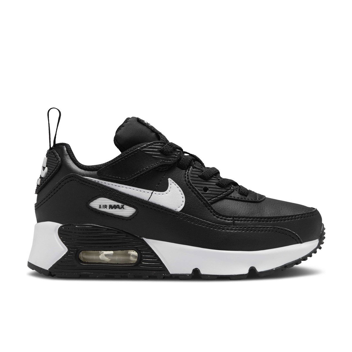 Nike Air Max 90 EasyOn Black White PS