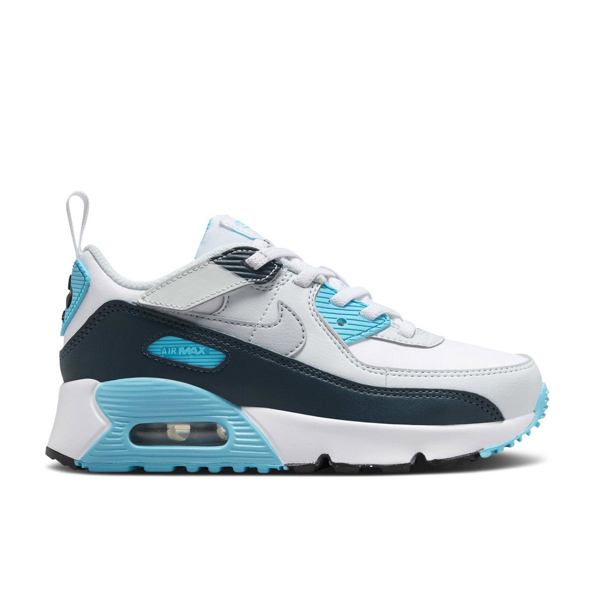 Nike Air Max 90 EasyOn White Baltic Blue Armory Navy Wolf Grey PS