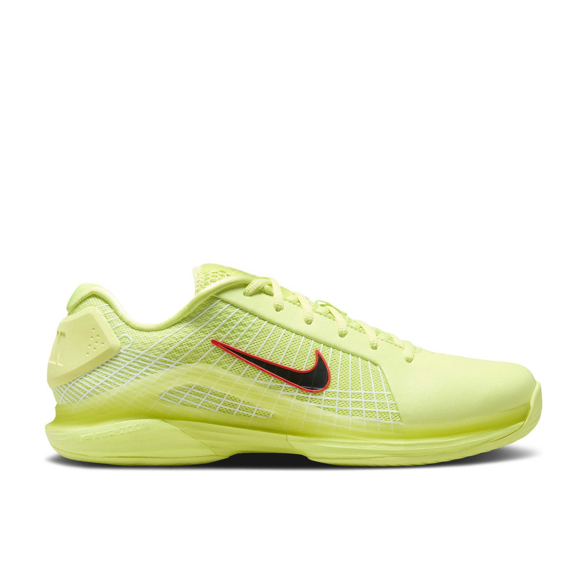 Nike Court Air Zoom Vapor 12 Hypersmash HC Light Lemon Twist Light Crimson White Black