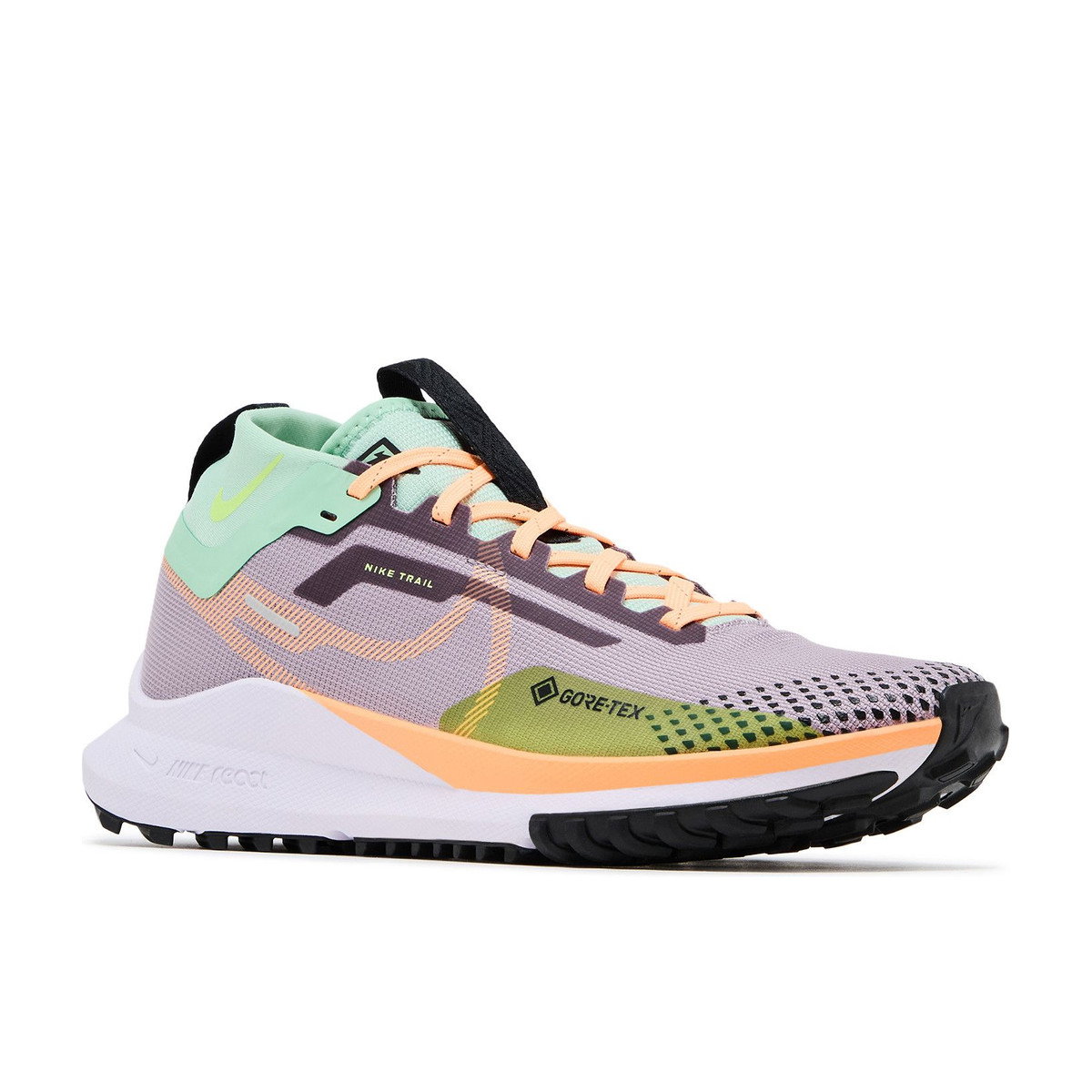Nike React Pegasus Trail 4 Gore-Tex V2 Purple Smoke Peach Cream Womens