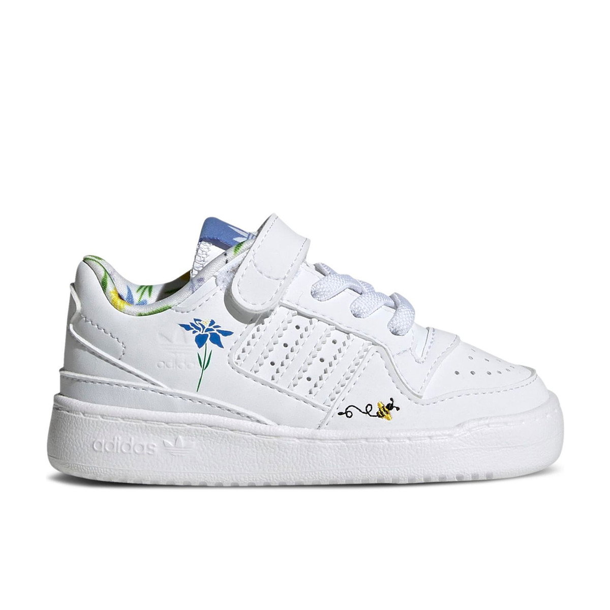 Adidas Forum Low Cloud White Blue Fusion Green TD