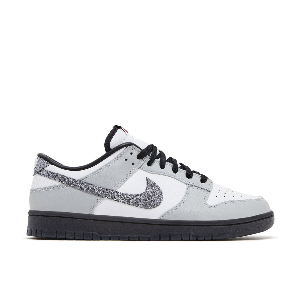 Nike Dunk Low LX Glitter Swoosh White Light Smoke Grey Womens