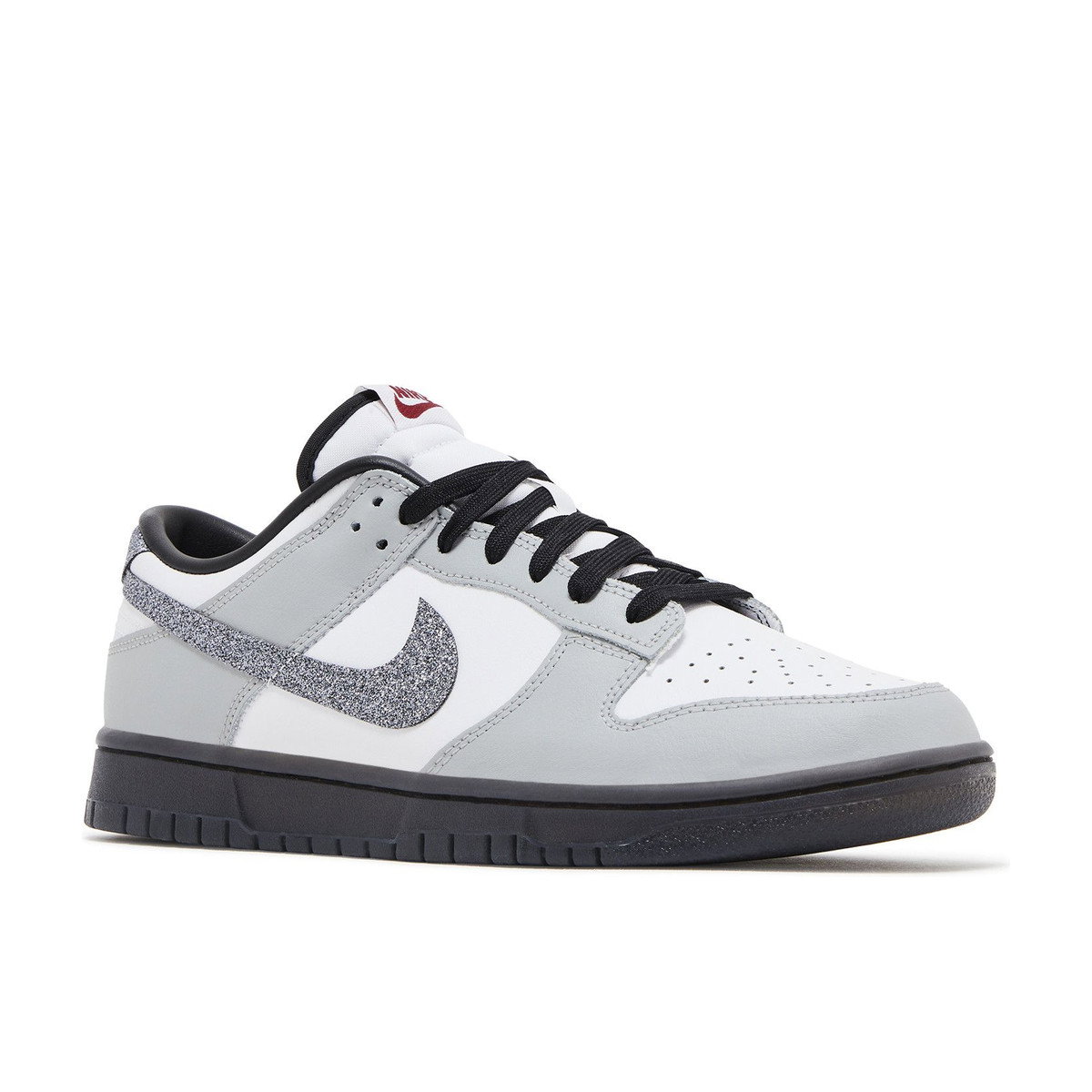 Nike Dunk Low LX Glitter Swoosh White Light Smoke Grey Womens