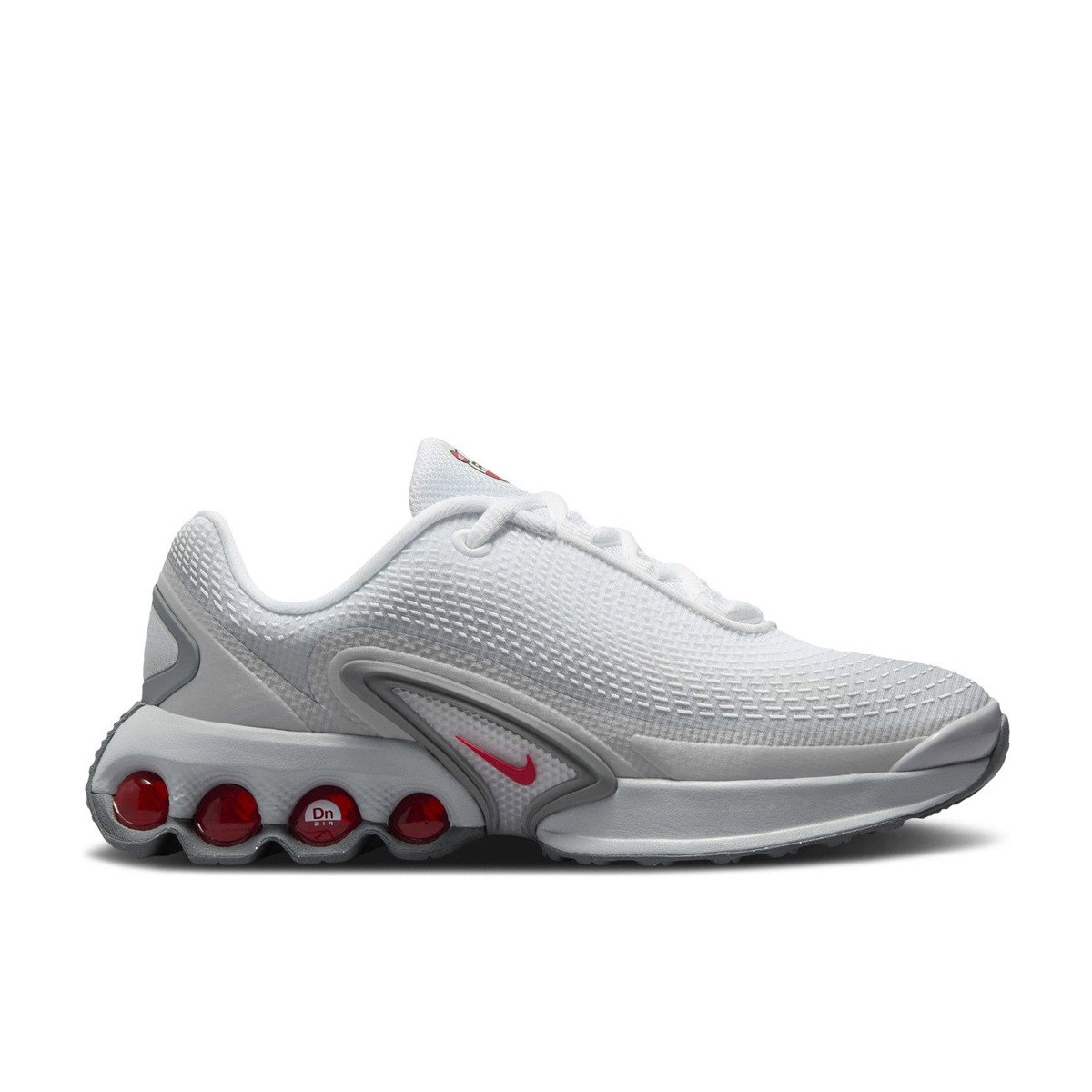 Nike Air Max Dn SE Light Smoke Grey White Smoke Grey University Red GS