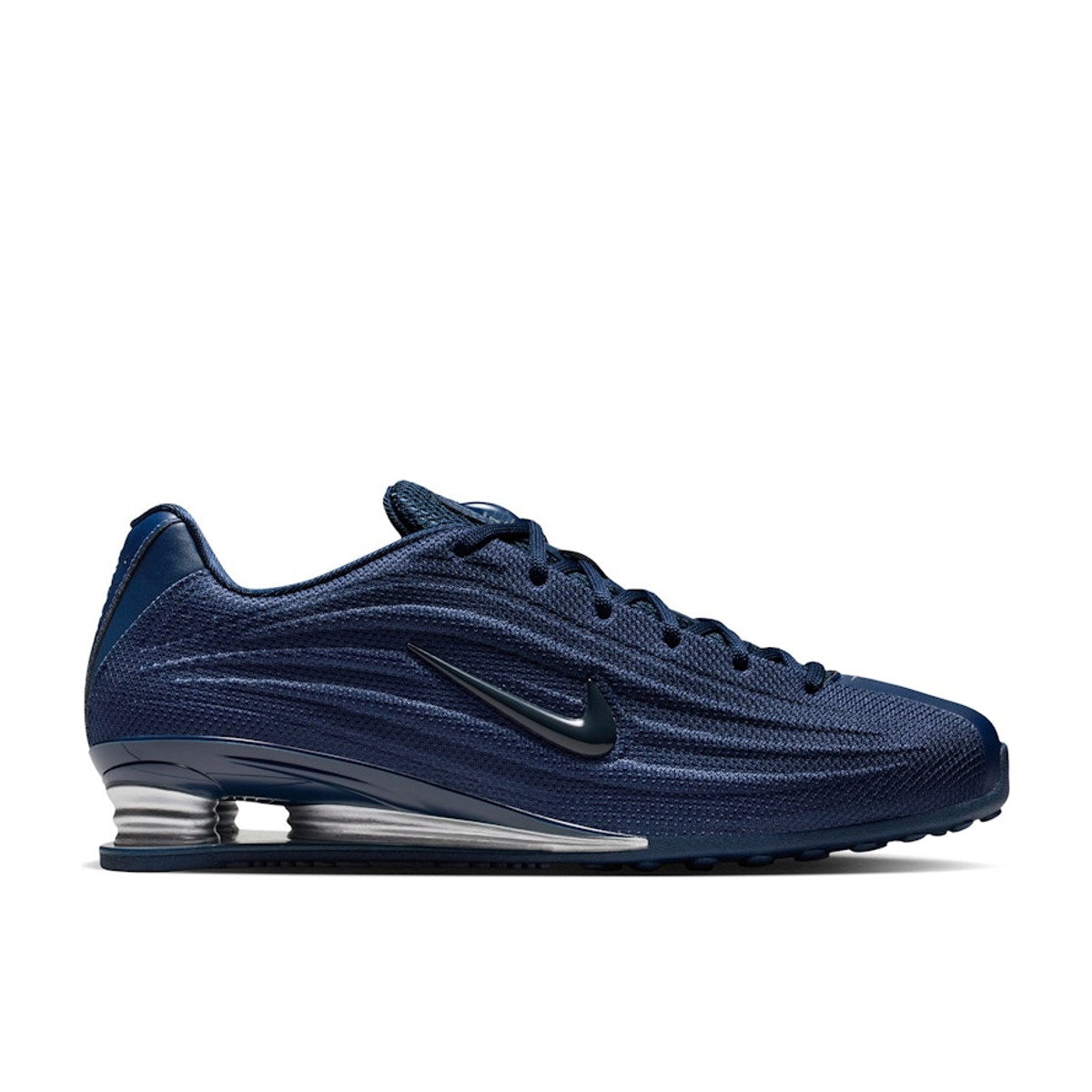 Nike Shox Z Midnight Navy Metallic Silver Womens