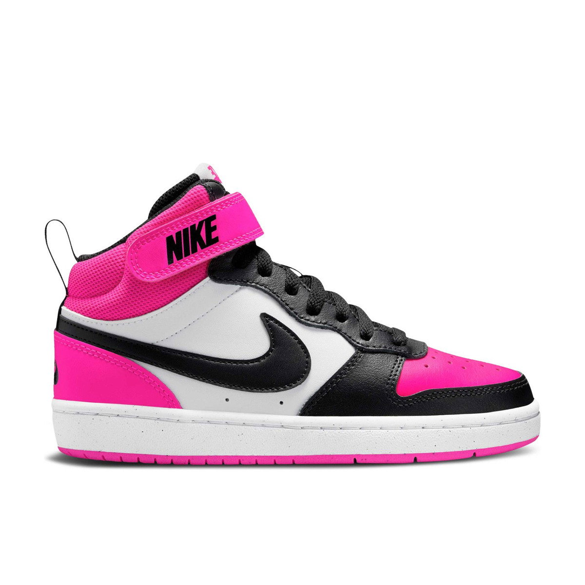 Nike Court Borough Mid 2 White Fierce Pink Black GS