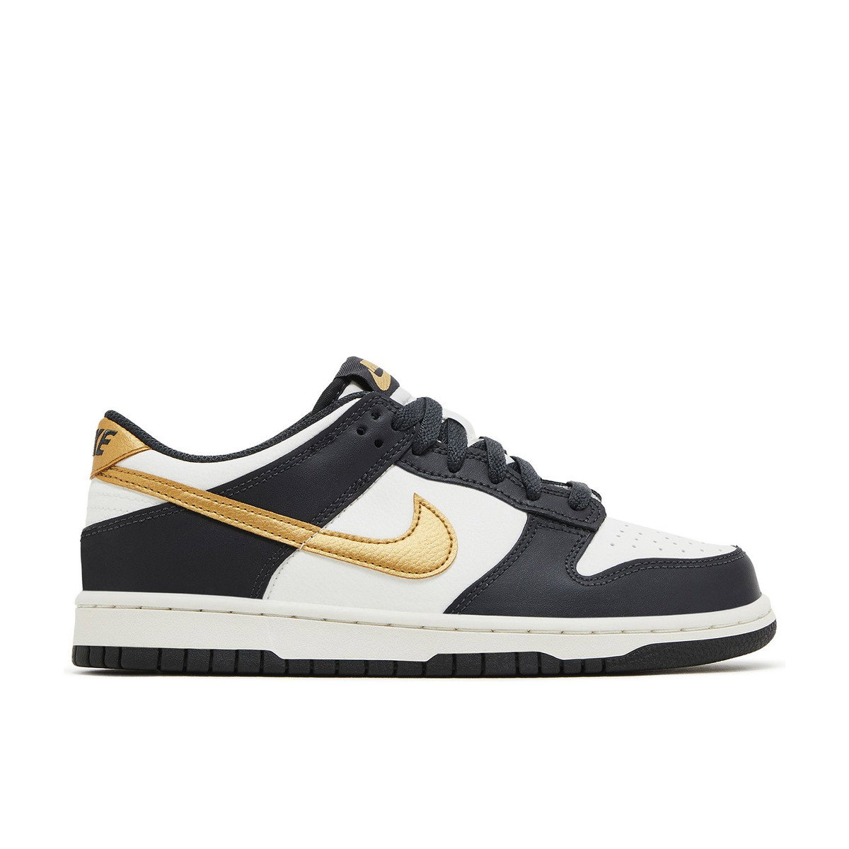 Nike Dunk Low Summit White Metallic Gold GS