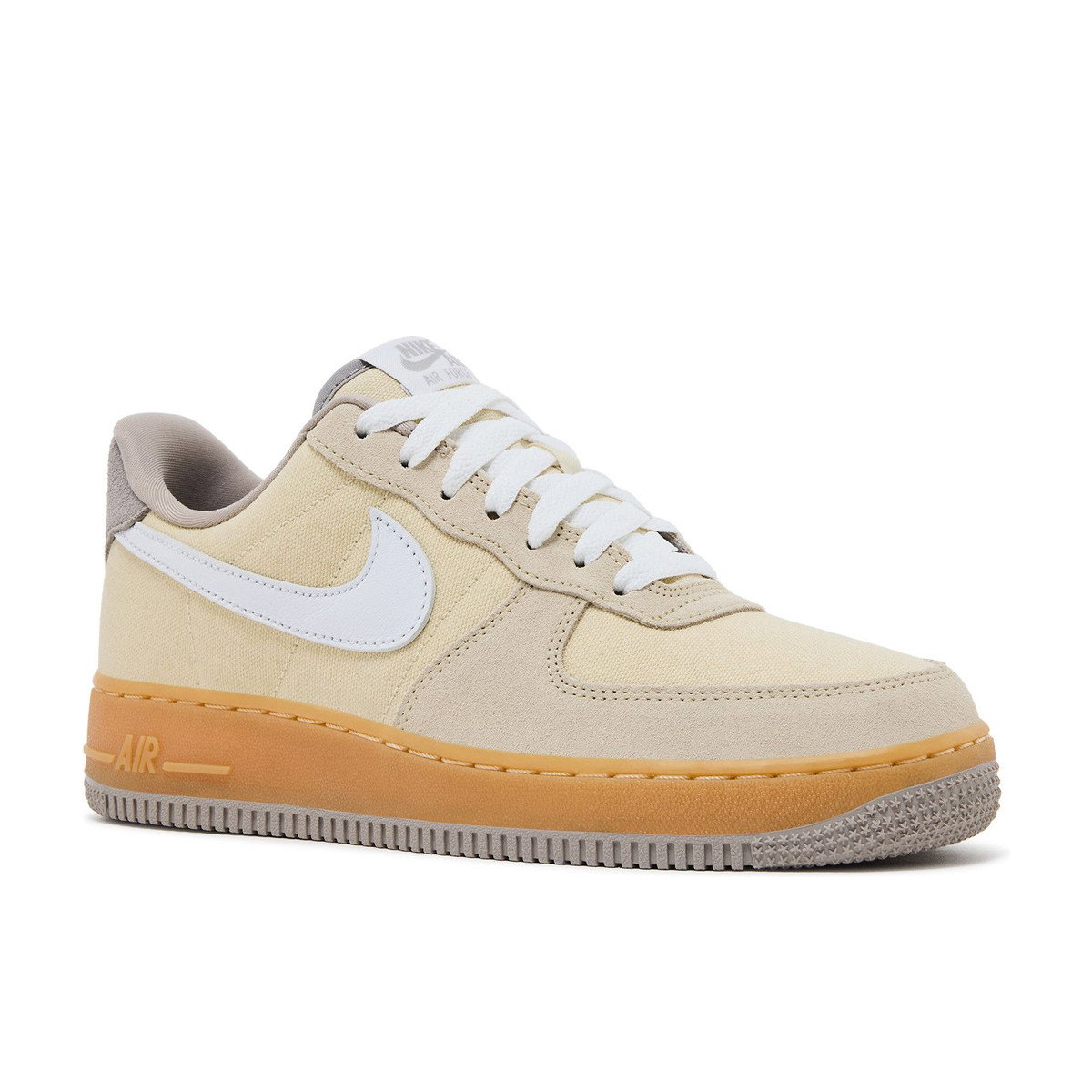 Nike Air Force 1 Low '07 Suede Canvas Khaki Womens