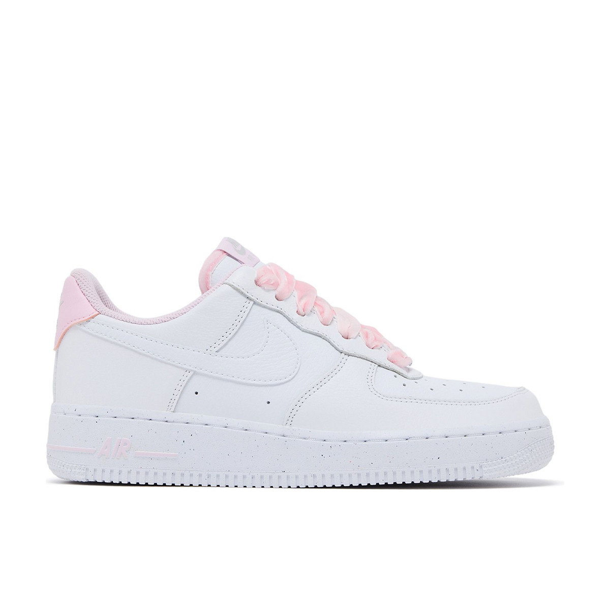 Nike Air Force 1 Low Vintage Pink Foam Velvet Laces Womens