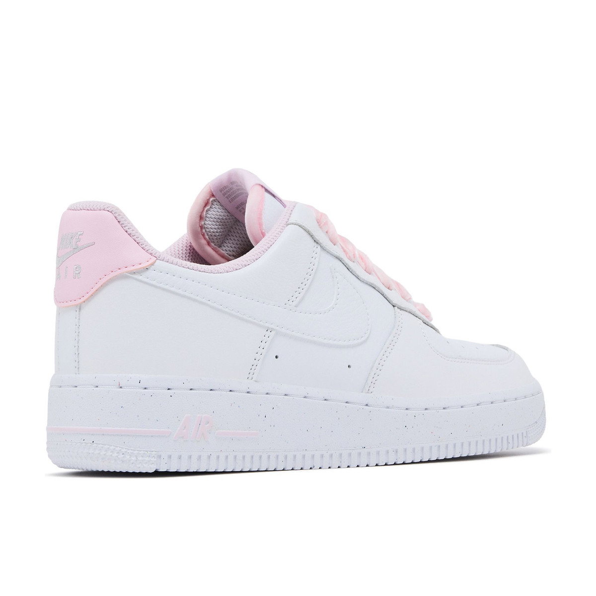 Nike Air Force 1 Low Vintage Pink Foam Velvet Laces Womens