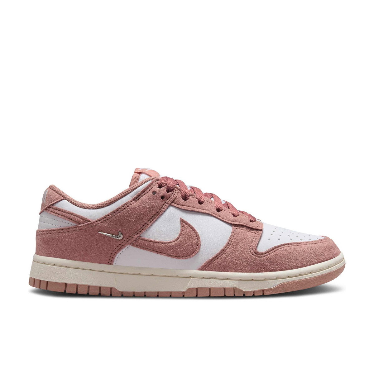 Nike Dunk Low Rose Whisper Gold Mini Swoosh Womens