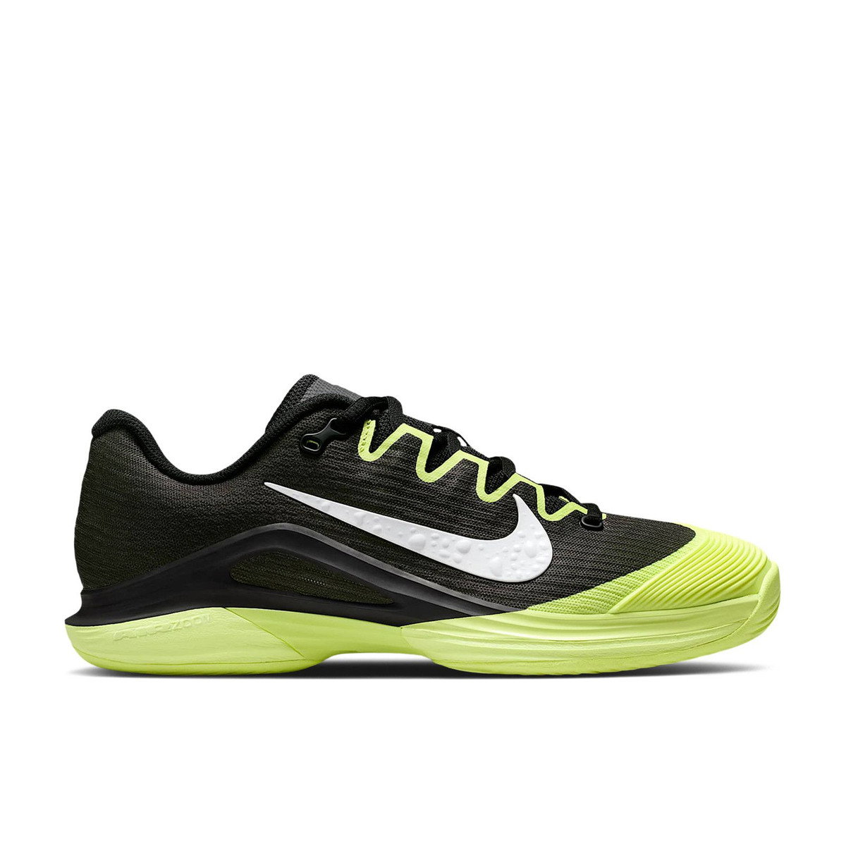 Nike Court Air Zoom Vapor 12 HC Black Light Lemon Twist Womens