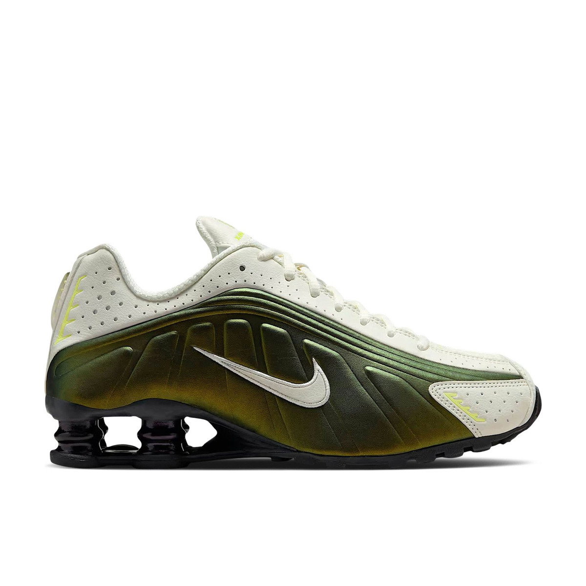 Nike Shox R4 Sail Light Lemon Twist Womens