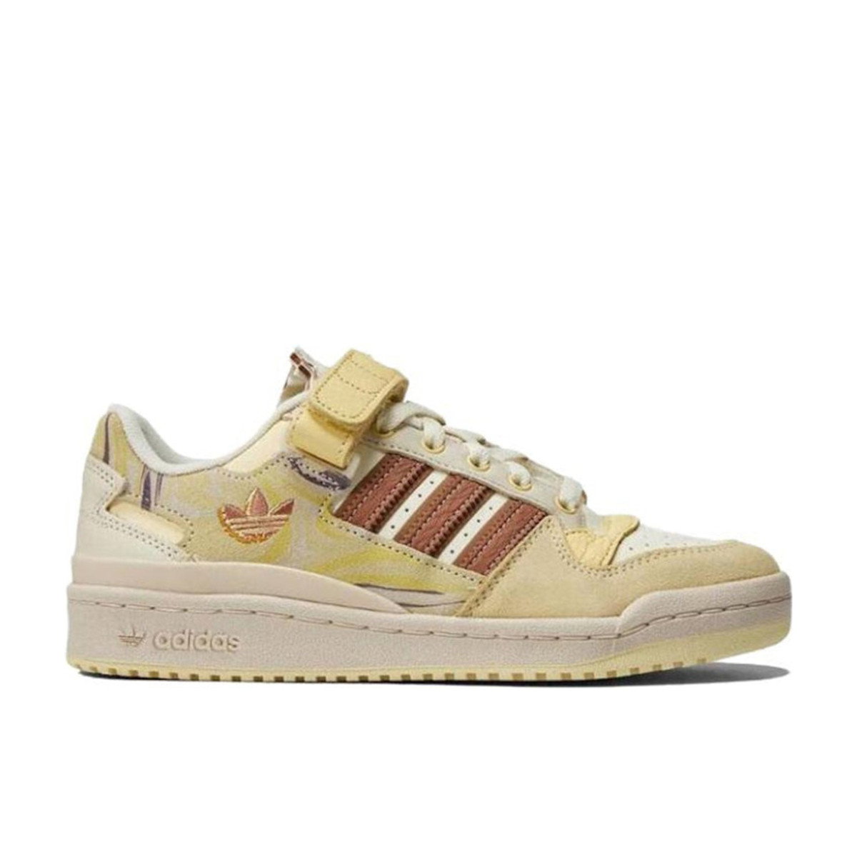 Adidas Forum Low White Clay Strata Yellow Womens
