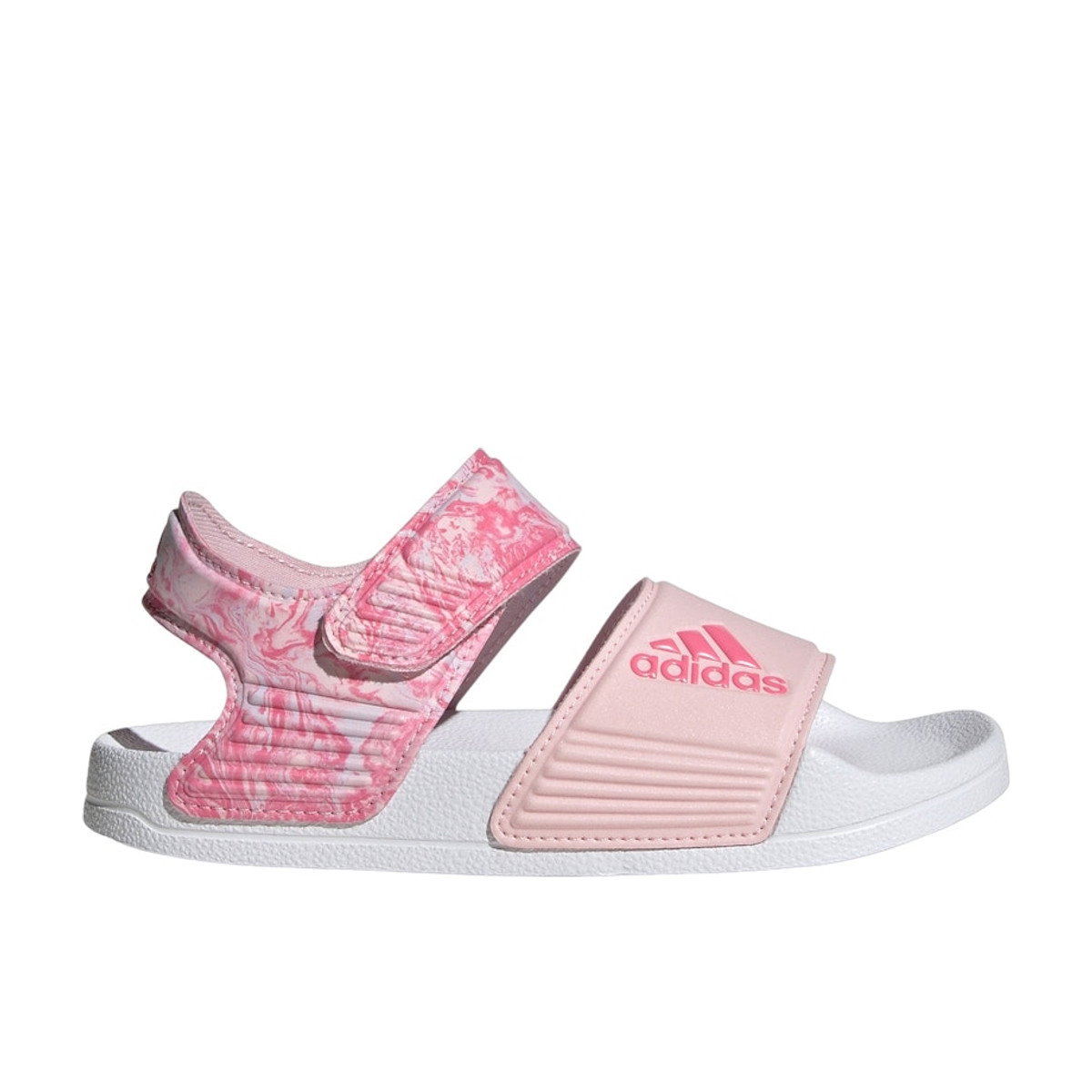 Adidas Adilette Sandals Clear Pink Pink Fusion Cloud White GS