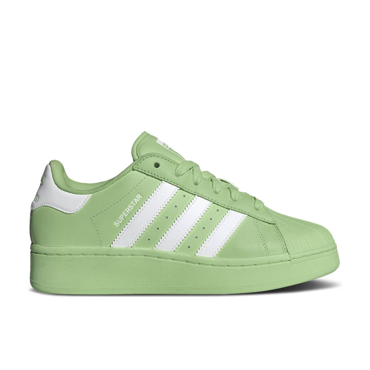 Adidas Superstar XLG Semi Green Spark Cloud White Womens