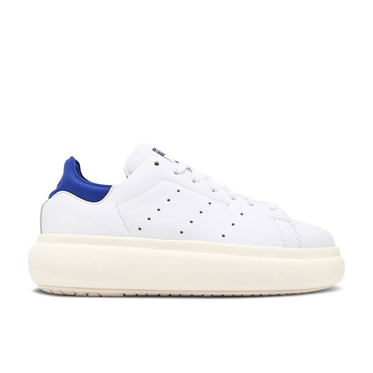 Adidas Stan Smith Platform White Royal Blue Womens