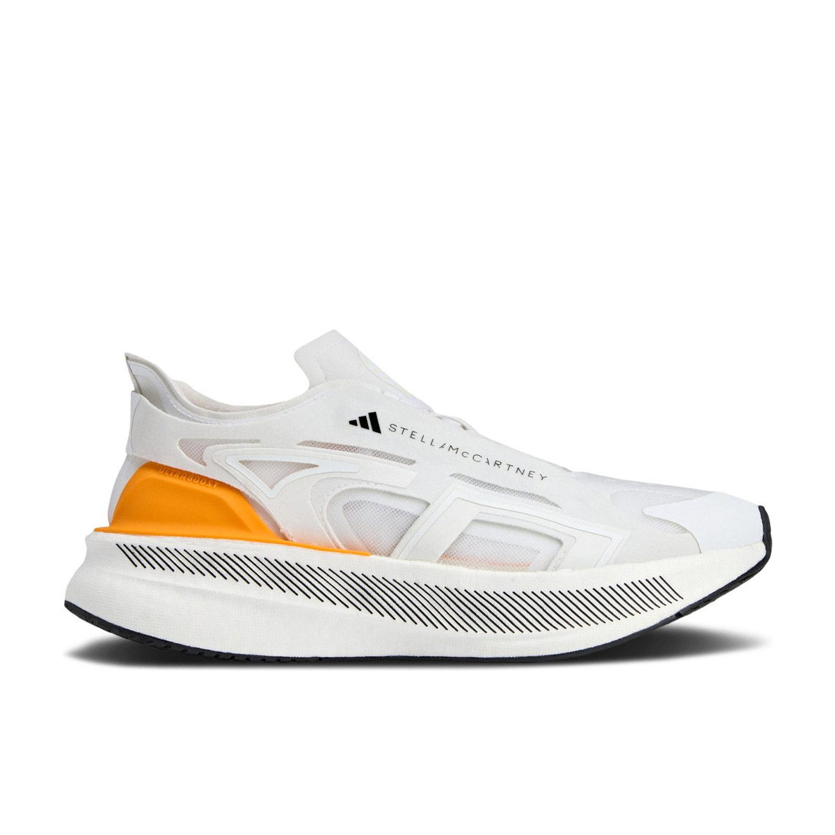 Adidas Ultra Boost 5 By Stella Mccartney Cloud White Semi Solar Slime Eqt Yellow Womens