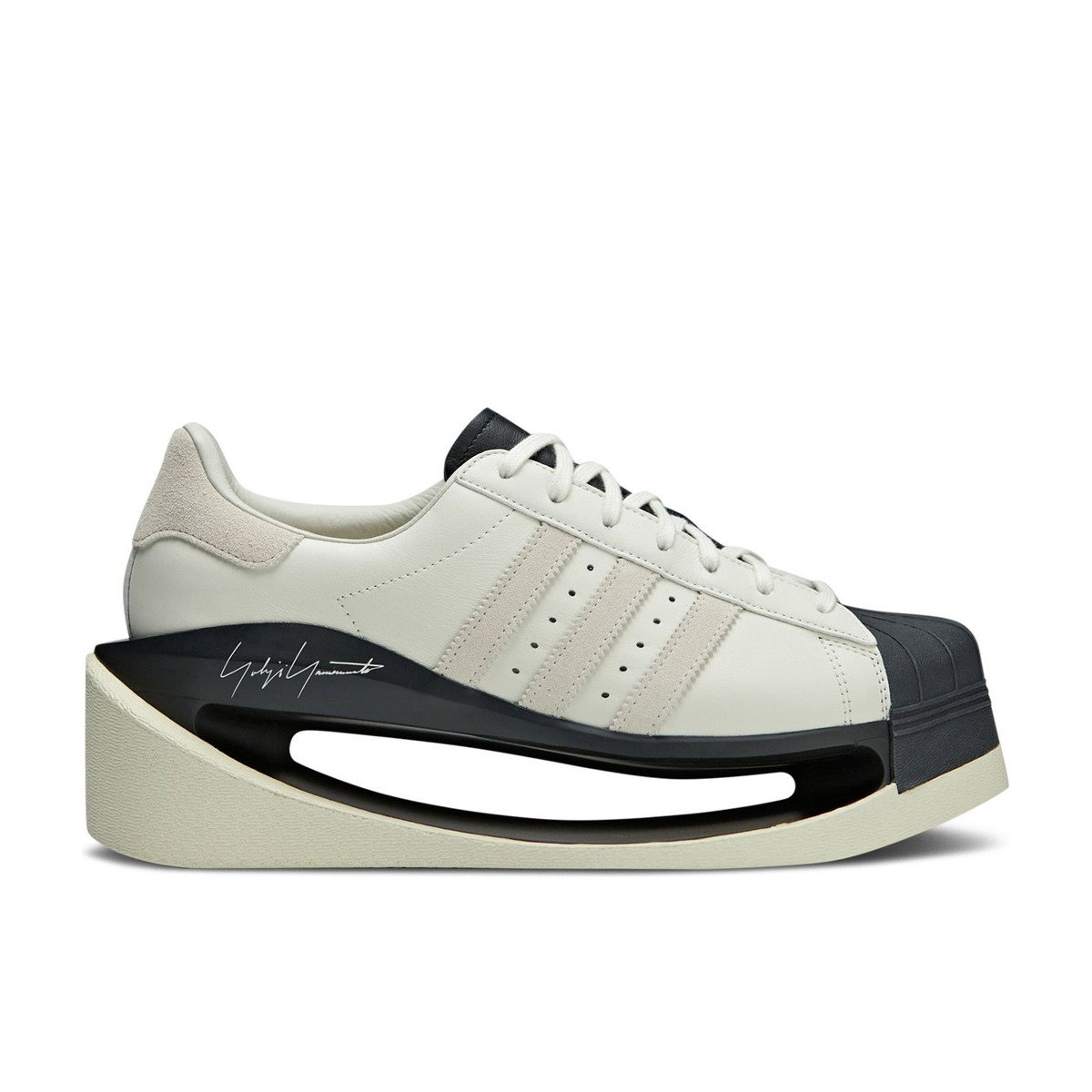 Adidas Y-3 Gendo Superstar Off White Alumina Black
