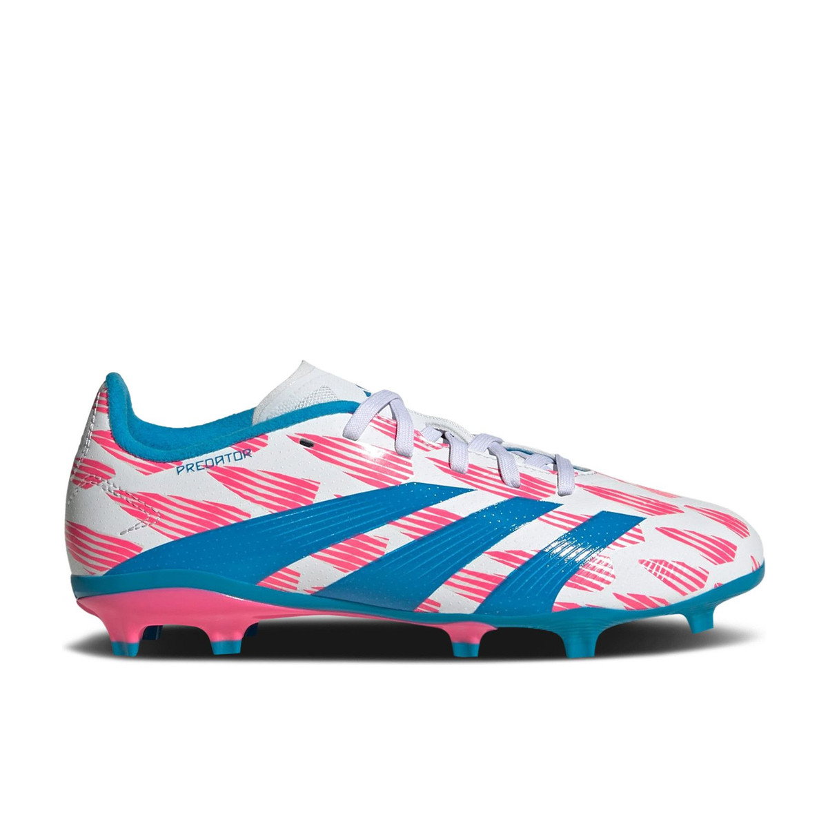 Adidas Predator League FG Cloud White Solar Blue Solar Pink GS