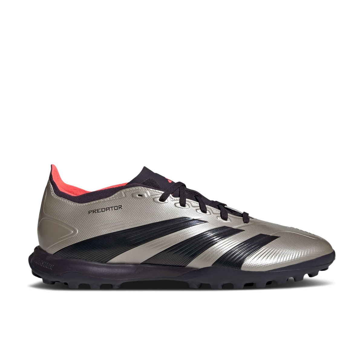 Adidas Predator League Turf Platinum Metallic Aurora Black Turbo