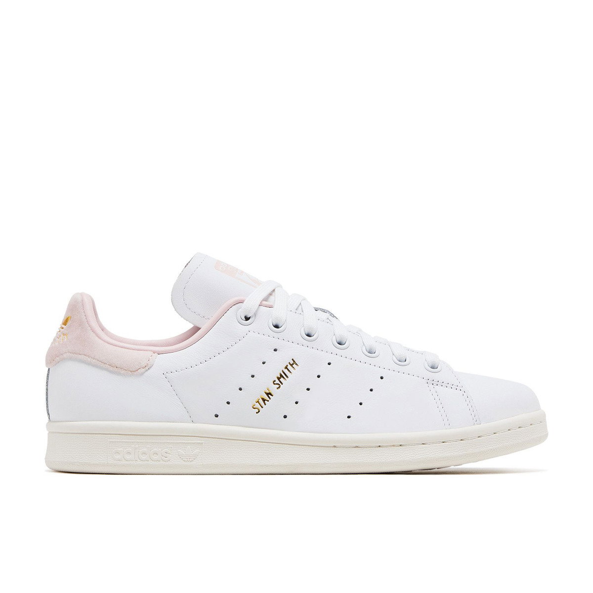 Adidas Stan Smith Cloud White Gold Metallic Sandy Pink Womens