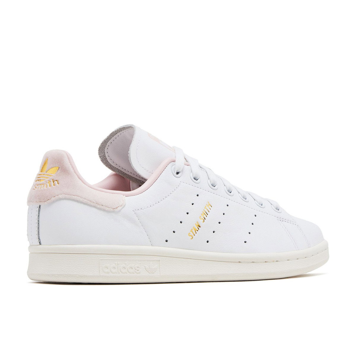 Adidas Stan Smith Cloud White Gold Metallic Sandy Pink Womens