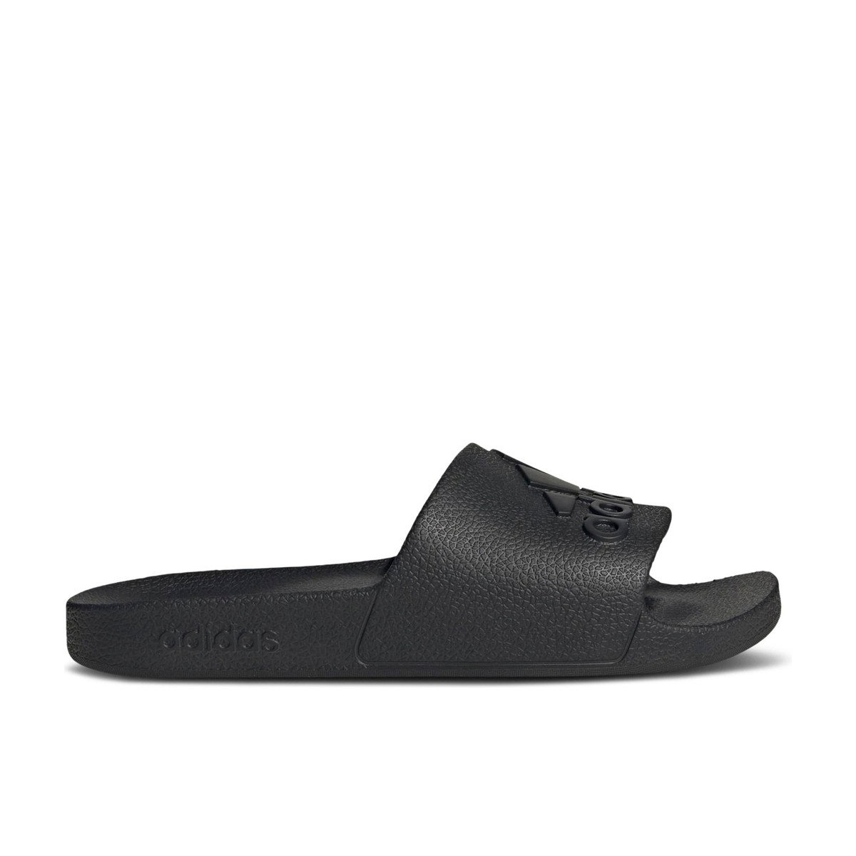 Adidas Adilette Aqua Slides Core Black Logo