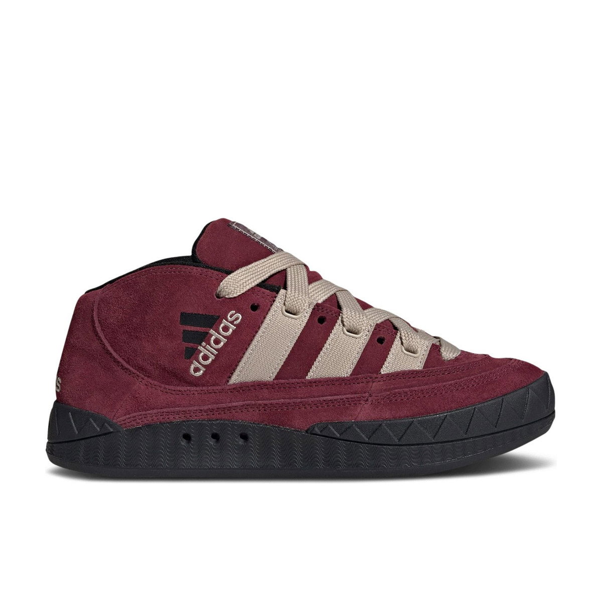 Adidas Adimatic Mid Maroon Wonder Beige Core Black