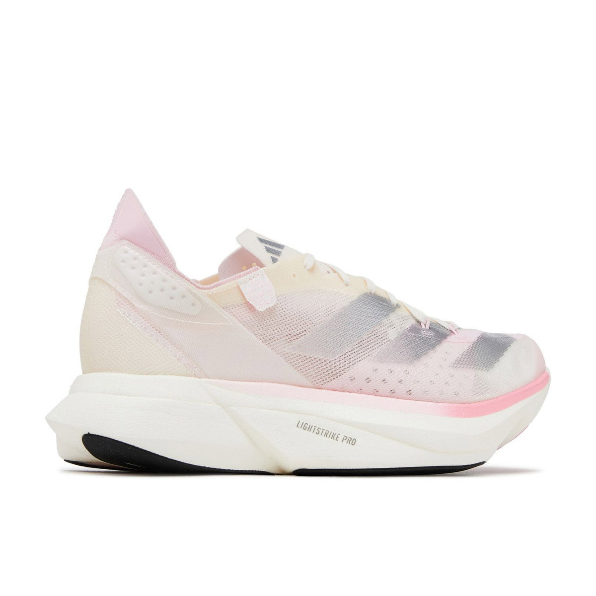 Adidas Adizero Adios Pro 3 Chalk White Silver Metallic Clear Pink