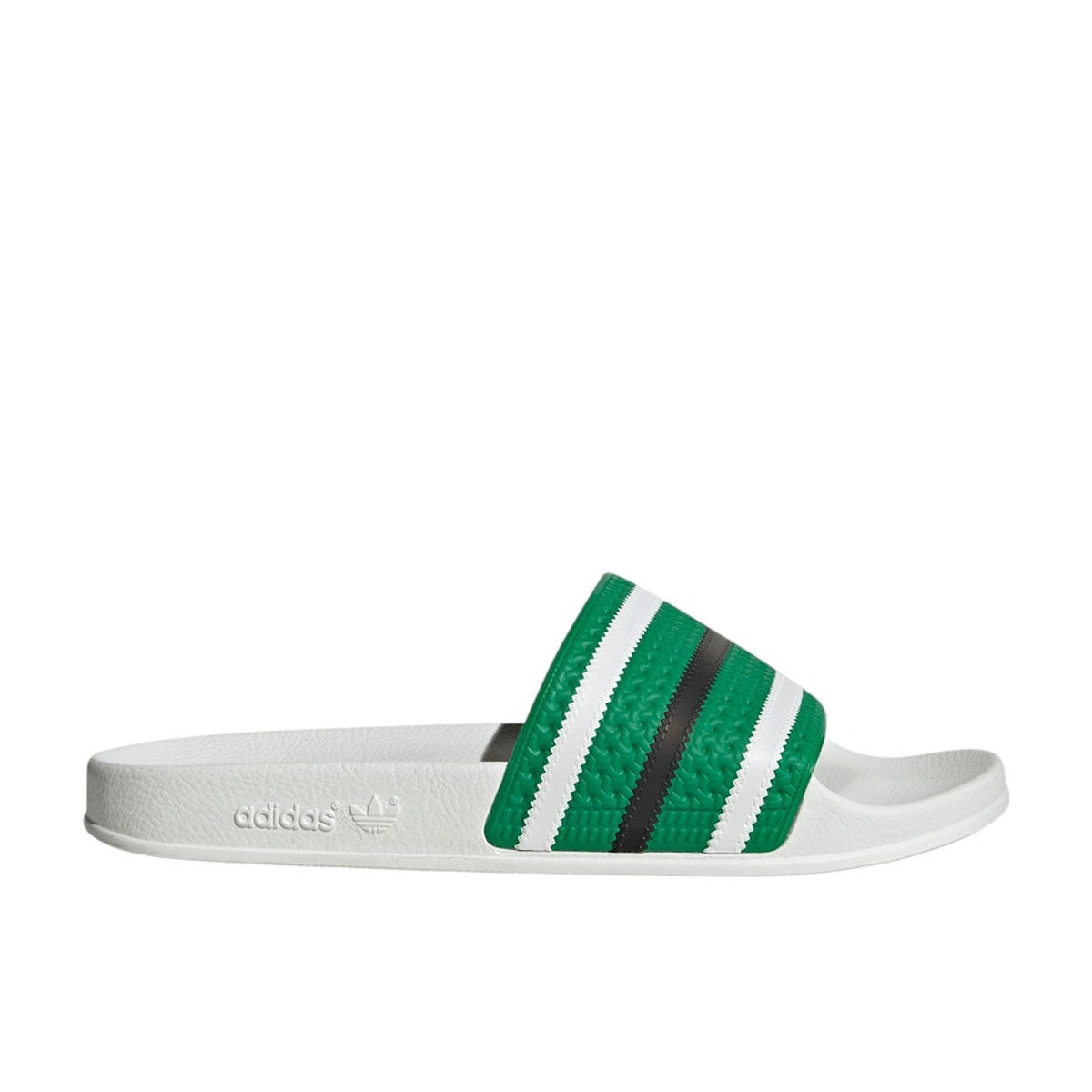 Adidas Adilette Slides Green White Black